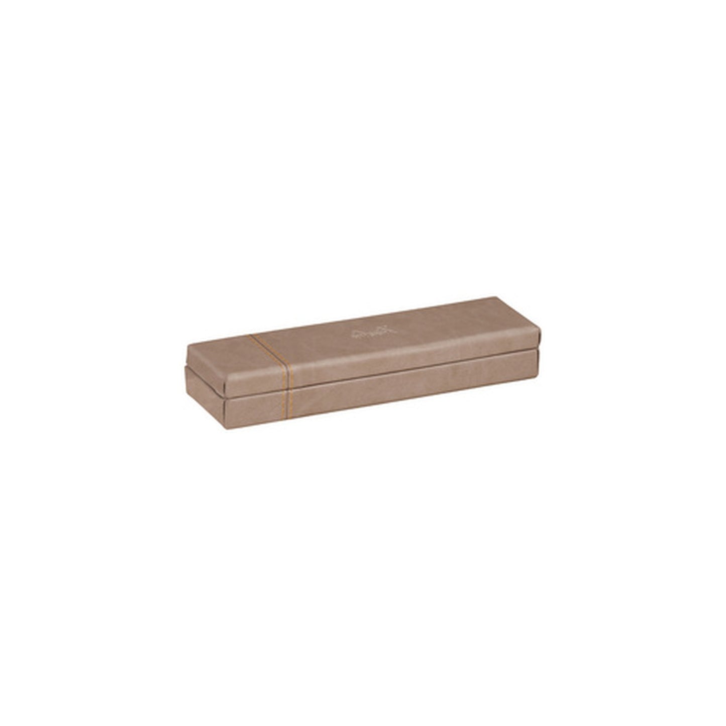 RHODIA Plumier, en simili cuir, taupe