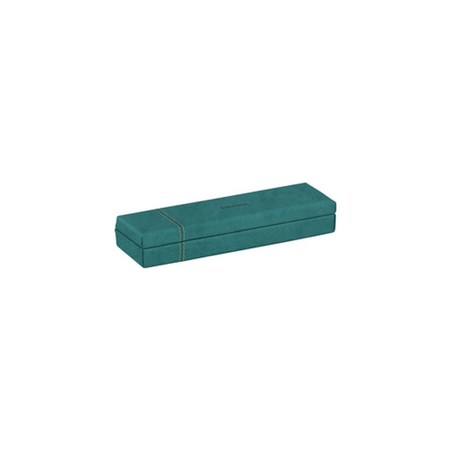 RHODIA Plumier, en simili cuir, paon