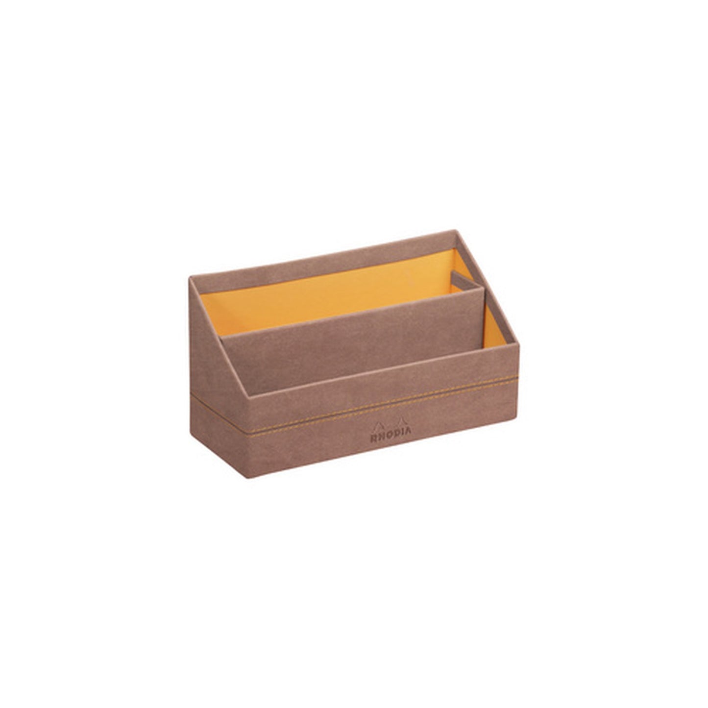 RHODIA Porte-courrier, en simili cuir, bois de rose