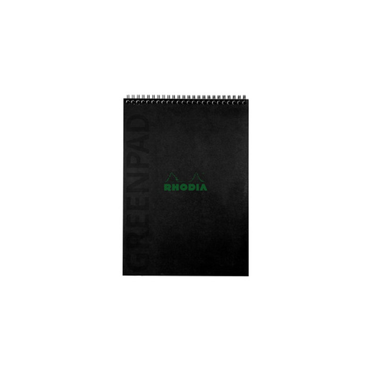 RHODIA Bloc reliure intégrale GREENPAD, A4+, quadrillé, noir