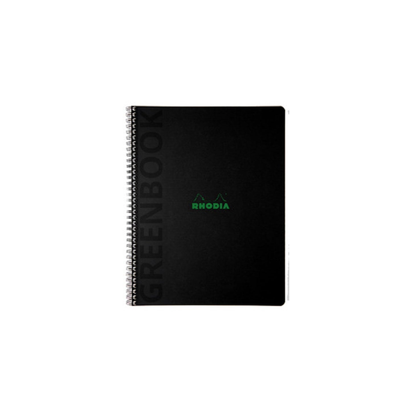 RHODIA Cahier à spirale GREENPAD, A4+, quadrillé, noir