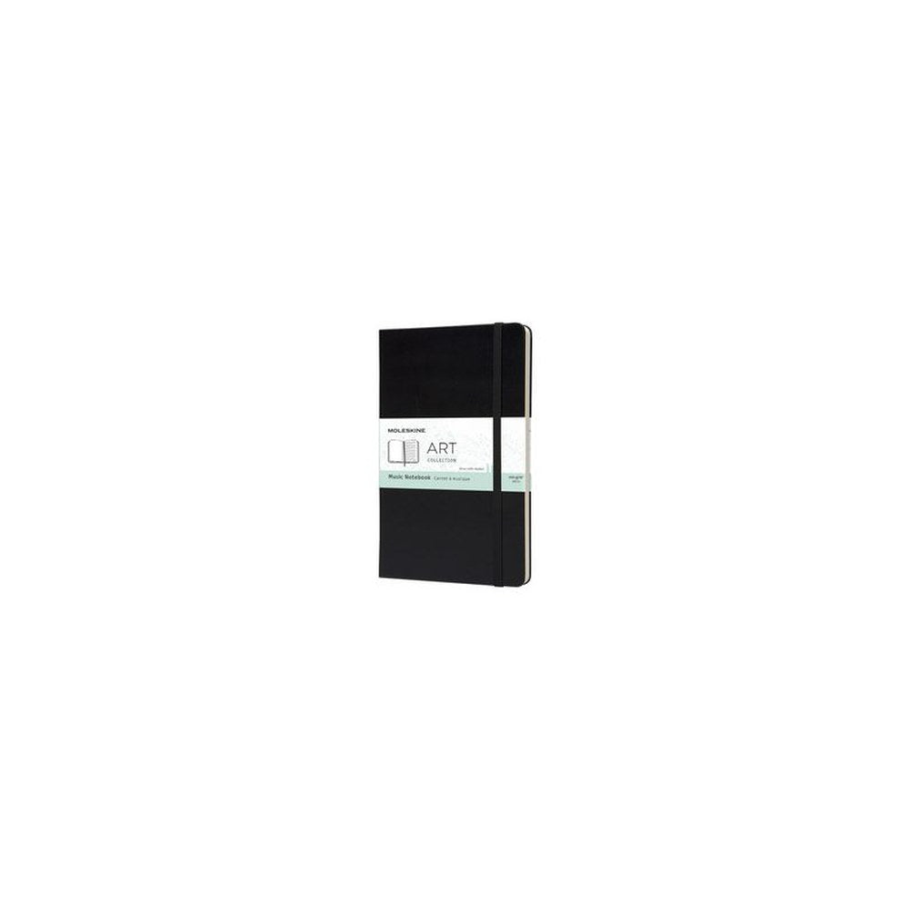 MOLESKINE Carnet de musique, L/A5, 100g/m2, rigide, noir