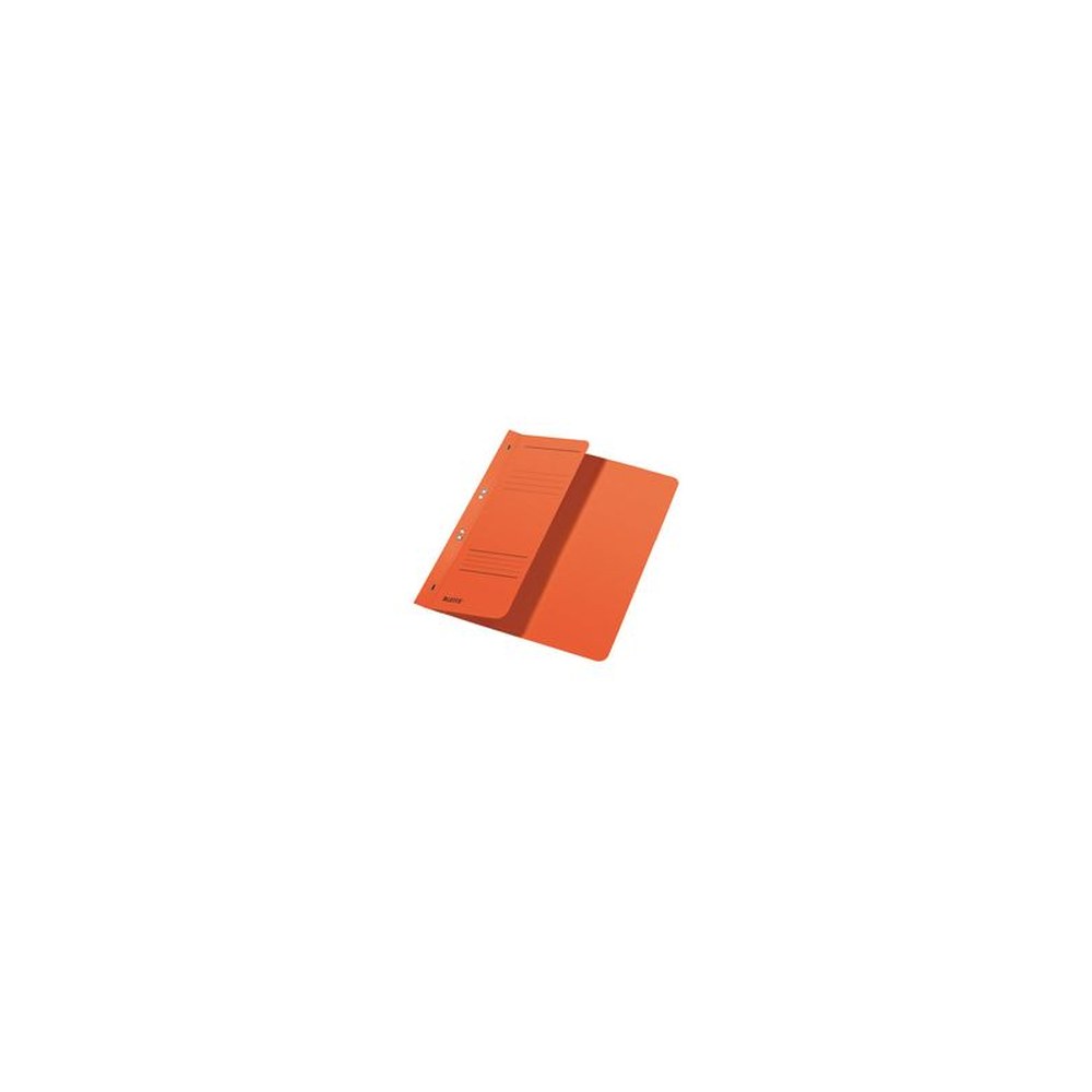 LEITZ Chemise à oeillets, carton manille, A4, orange x50