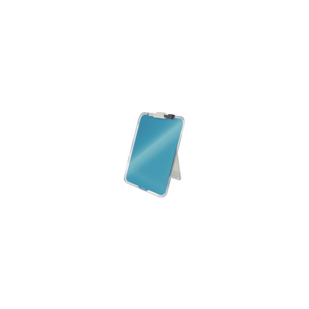 LEITZ Chevalet de bureau en verre Cosy, bleu