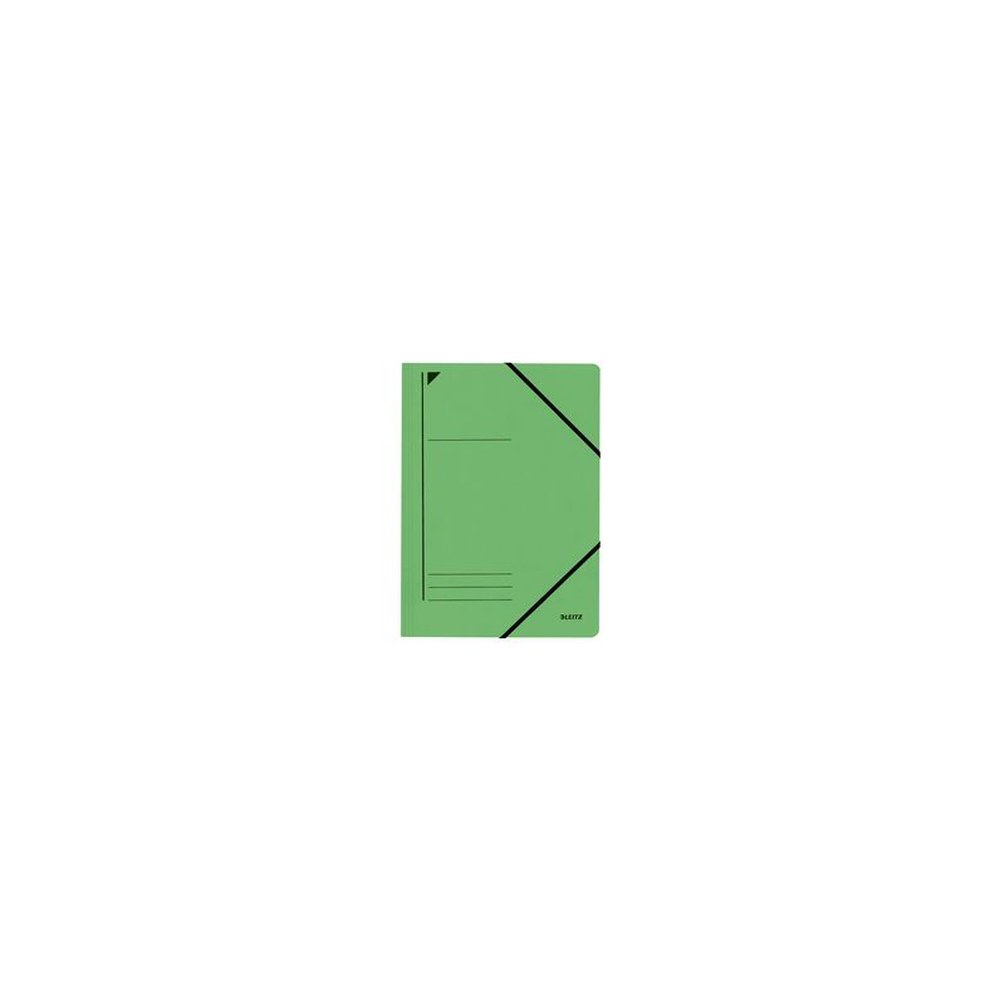 LEITZ Chemise à élastique, format A4, carton, vert