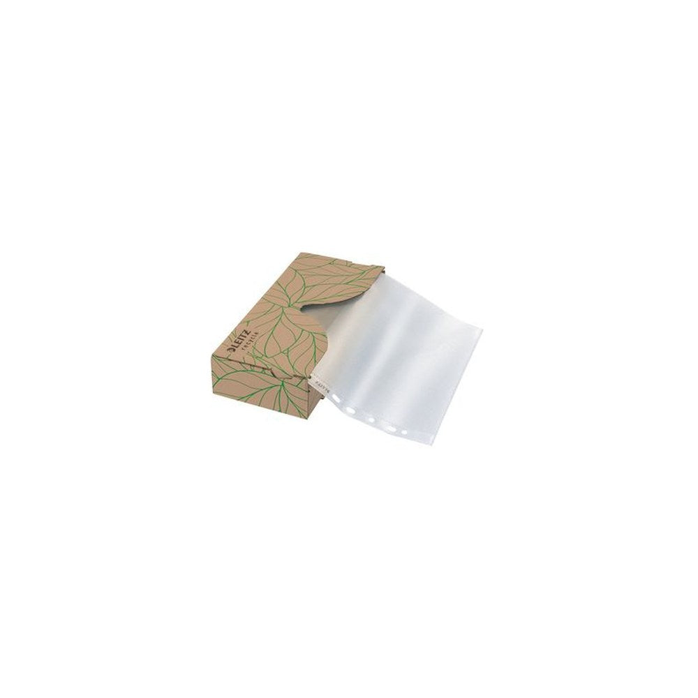LEITZ Pochette perforée Recycle, A4, PP, grainé, 0,07 mm