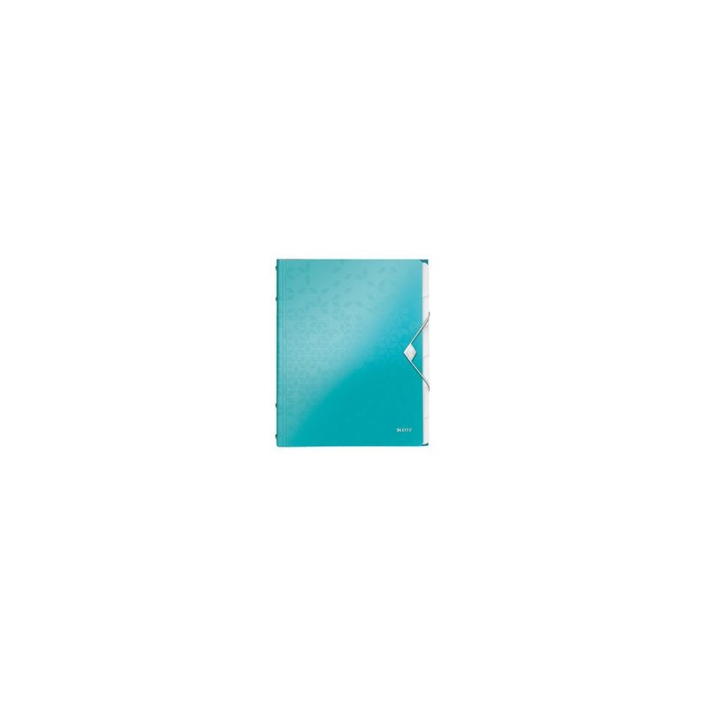 LEITZ Chemise de rangement WOW, A4, PP, bleu glacier