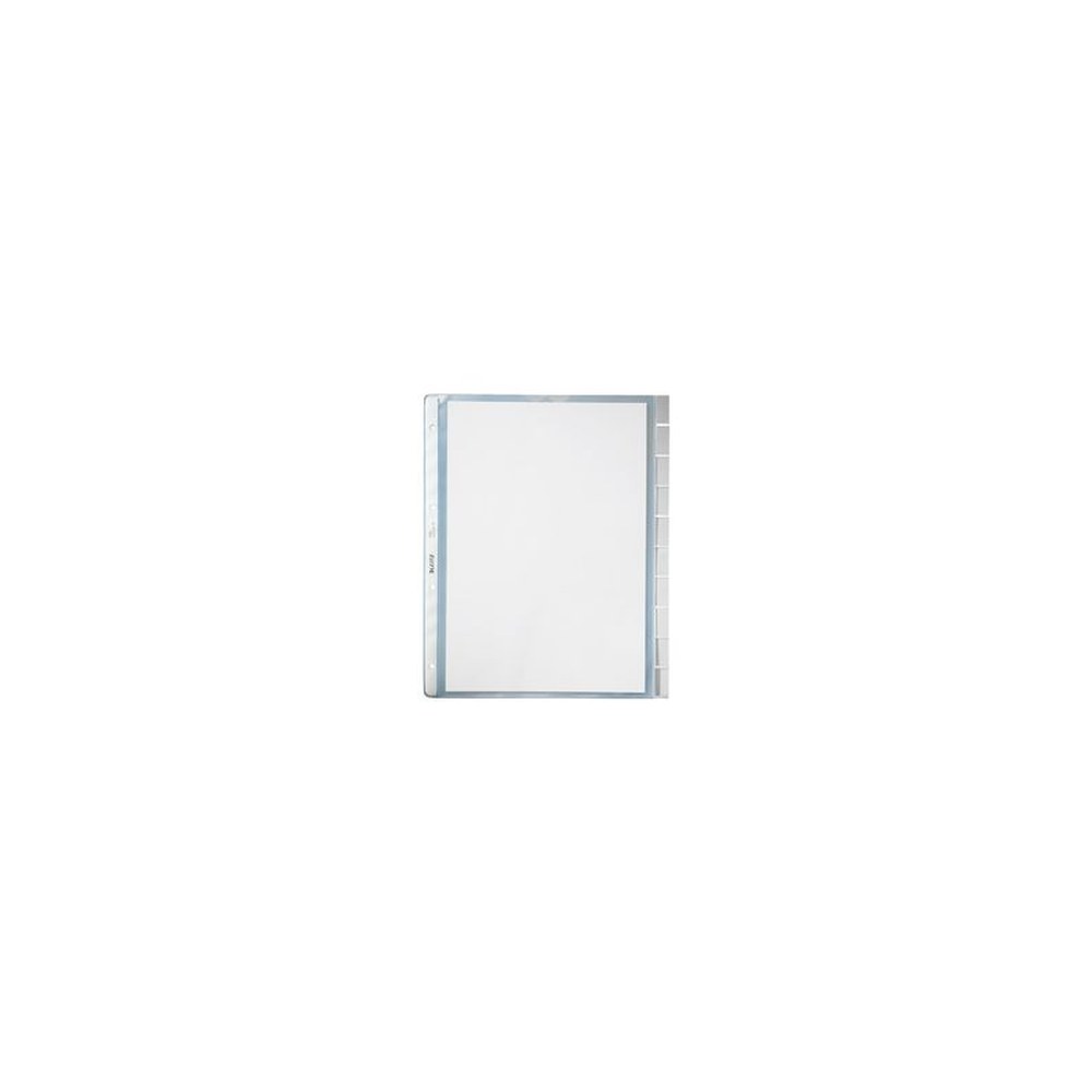 LEITZ Pochettes intercalaires, en blanc, A4, PP,10 touches