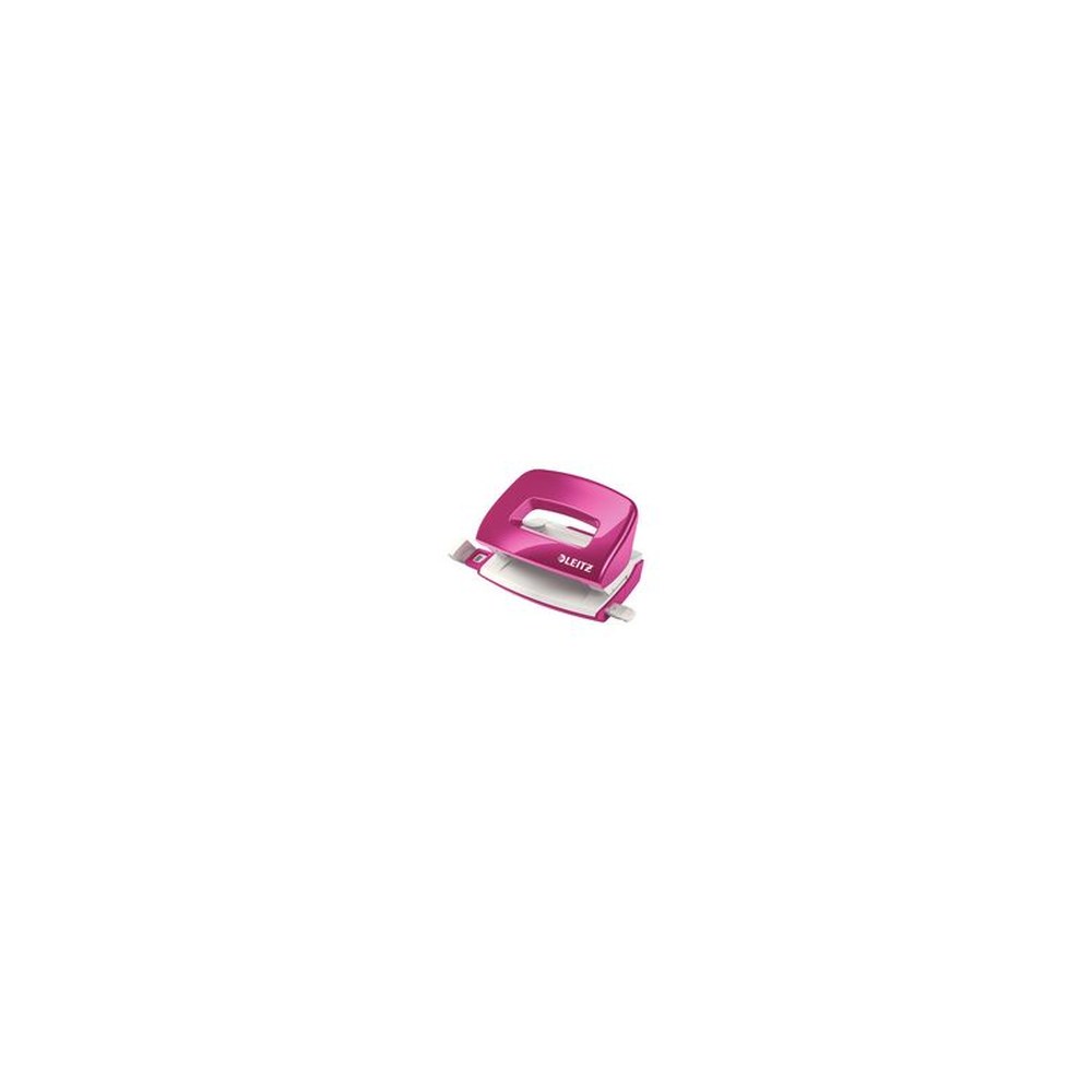 LEITZ Mini perforateur Nexxt 5060, en carton, rose métallisé