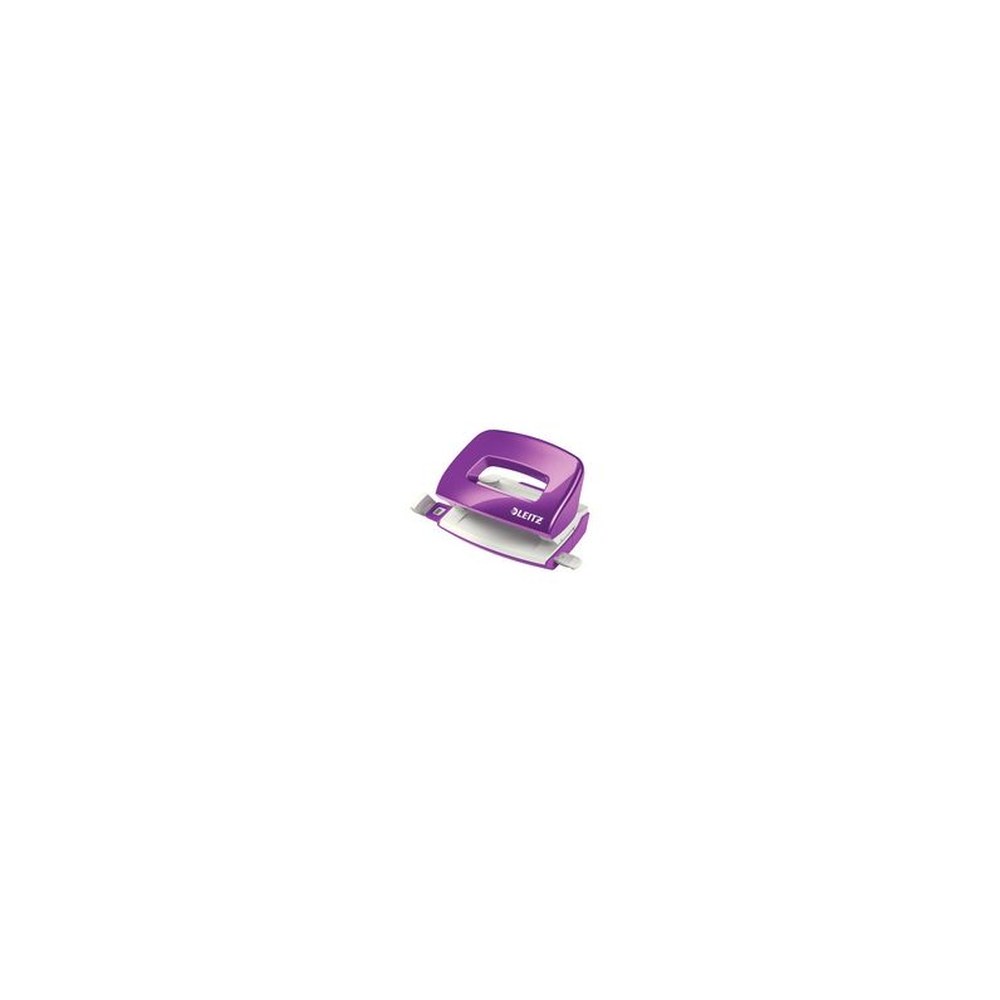LEITZ Mini perforateur Nexxt 5060, en carton, violet métal