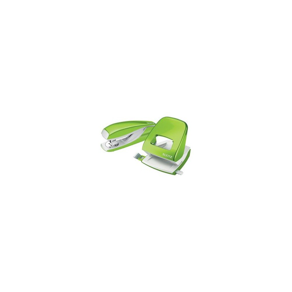 LEITZ Agrafeuse & perforateur Nexxt WOW, vert métallisé