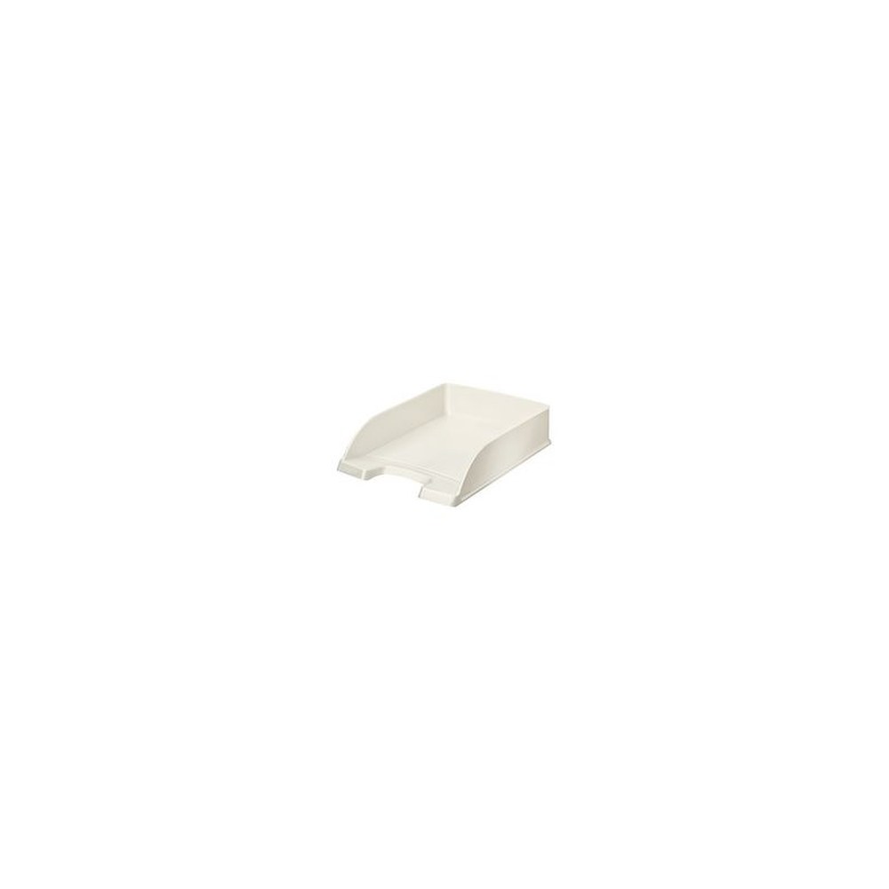 LEITZ Corbeille à courrier Plus WOW, A4, polystyrène, blanc