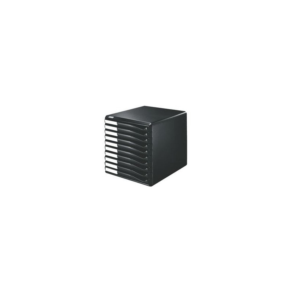 LEITZ Module de classement formulaires, 10 tiroirs, noir
