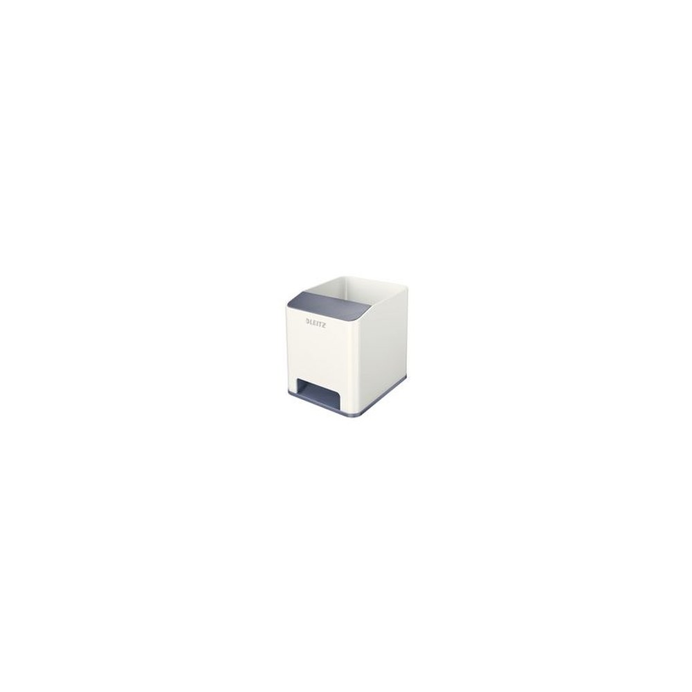 LEITZ Pot à crayons Sound WOW Duo Colour, blanc