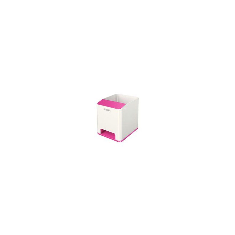 LEITZ Pot à crayons Sound WOW Duo Colour, rose