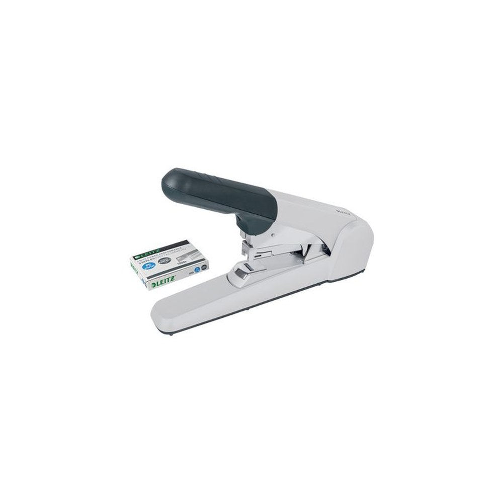 LEITZ Agrafeuse gros travaux 5552, 60 feuilles, argent