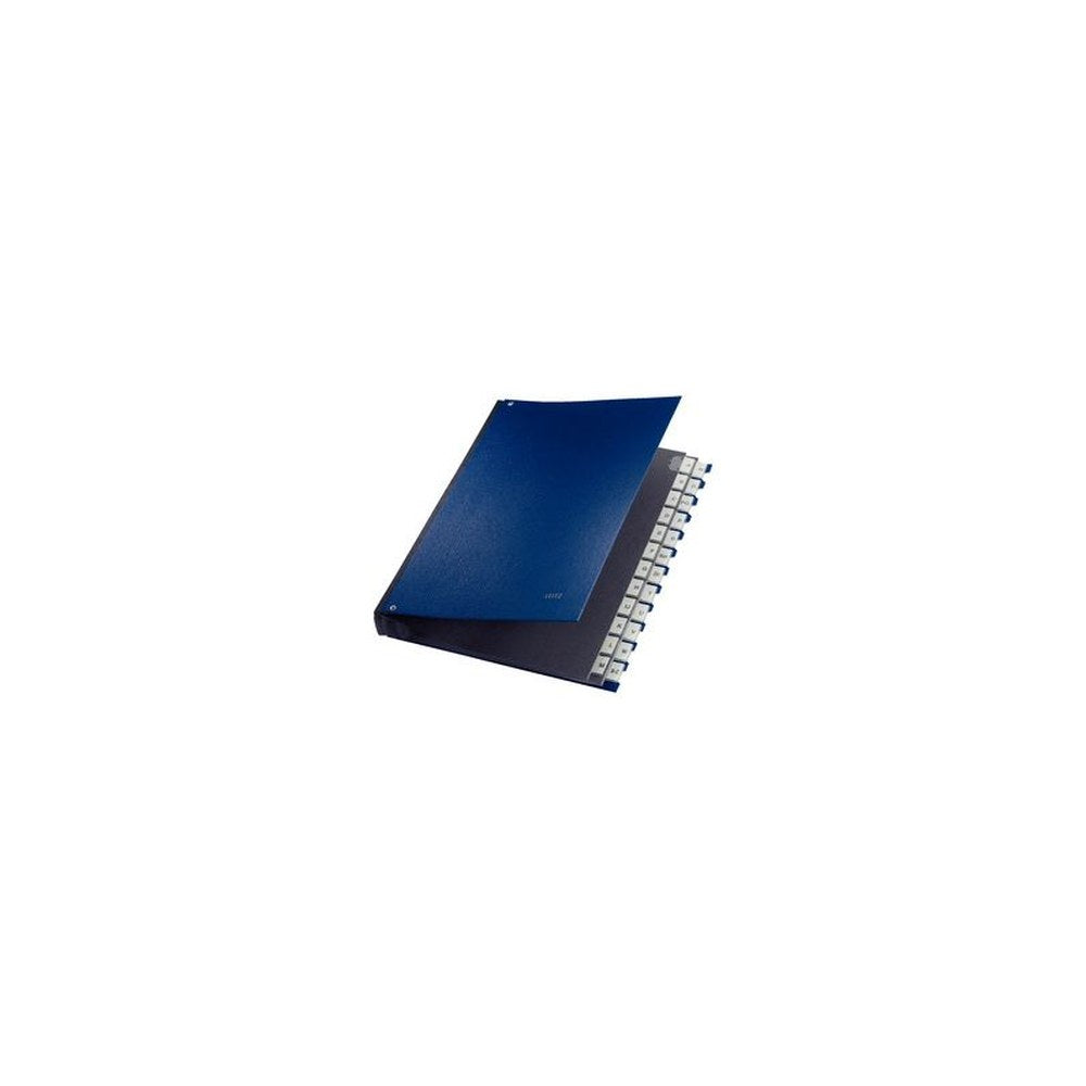 LEITZ Trieur à soufflet, A4, A-Z, 24 compartiments, bleu