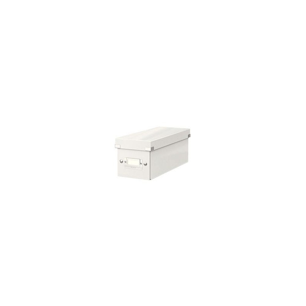 LEITZ Boîte de rangement pour CD Click & Store WOW, blanc