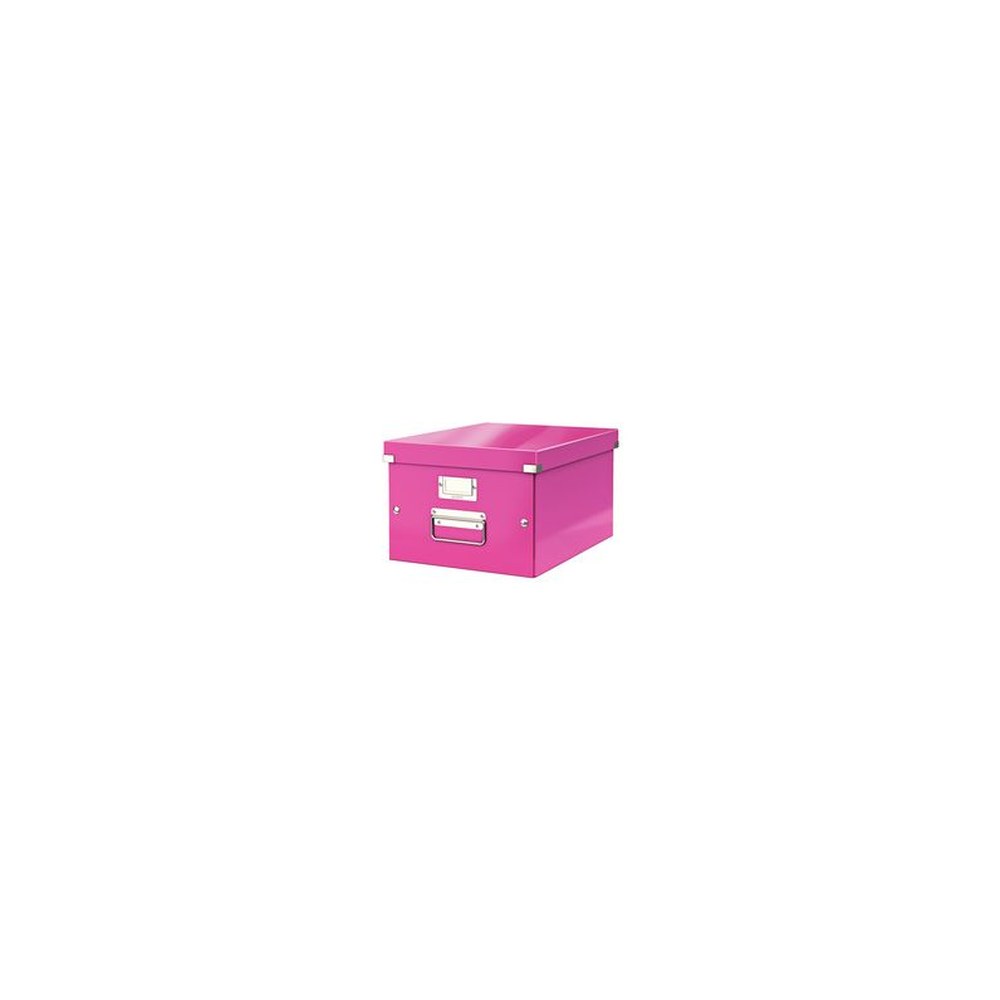 LEITZ Boîte de rangement Click & Store WOW, A4, rose