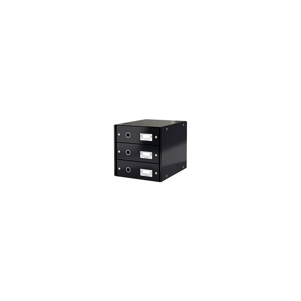 LEITZ Bloc de classement Click & Store WOW, noir
