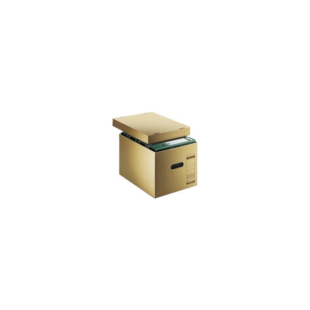 LEITZ boîte d'archivage et de transport, en carton ondulé, x10