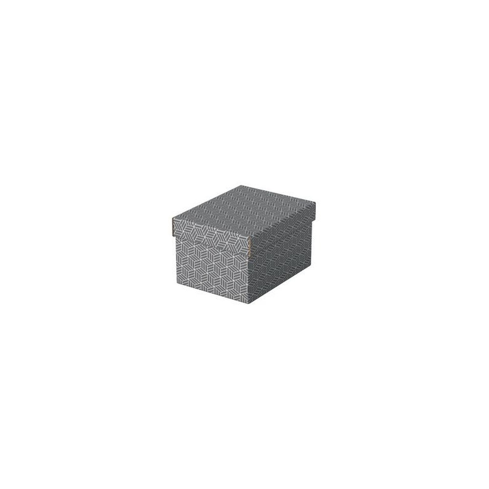Esselte Boîte de rangement et cadeau Home S, set de 3, gris