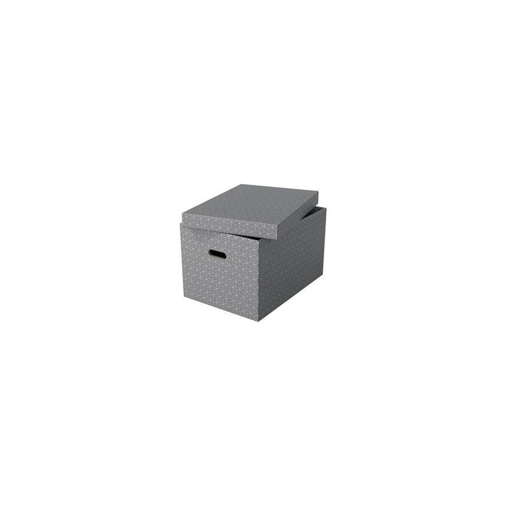 Esselte Boîte de rangement Home L, set de 3, gris