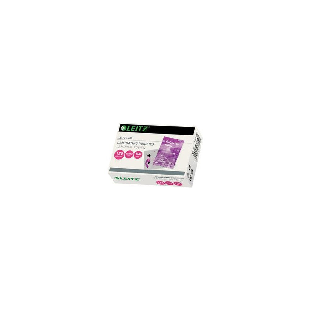 LEITZ Pochette de plastification pour cartes de visite