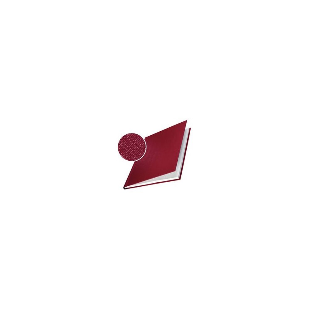 LEITZ Chemise pour reliure impressBind, A4, 7 mm, bordeaux