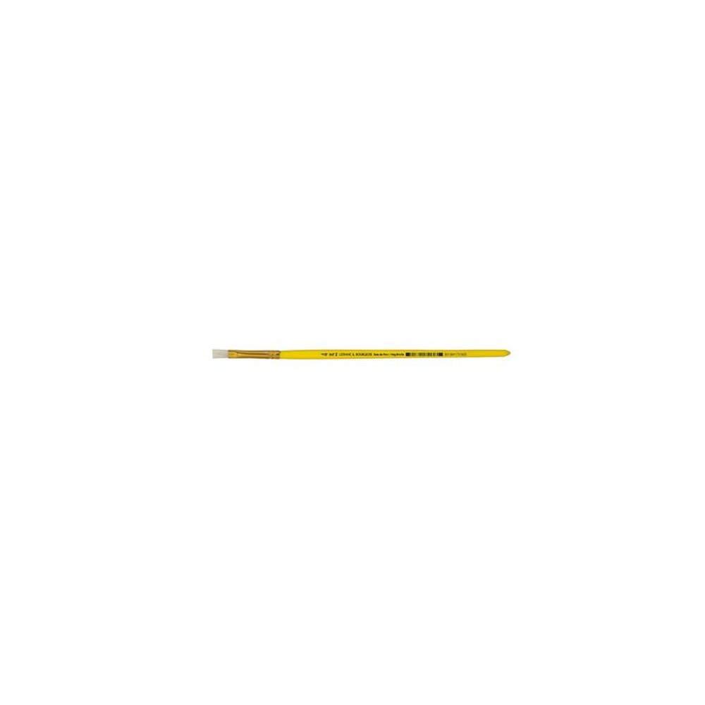LEFRANC BOURGEOIS Pinceau brosse en soie de porc, plat, N.10 x12