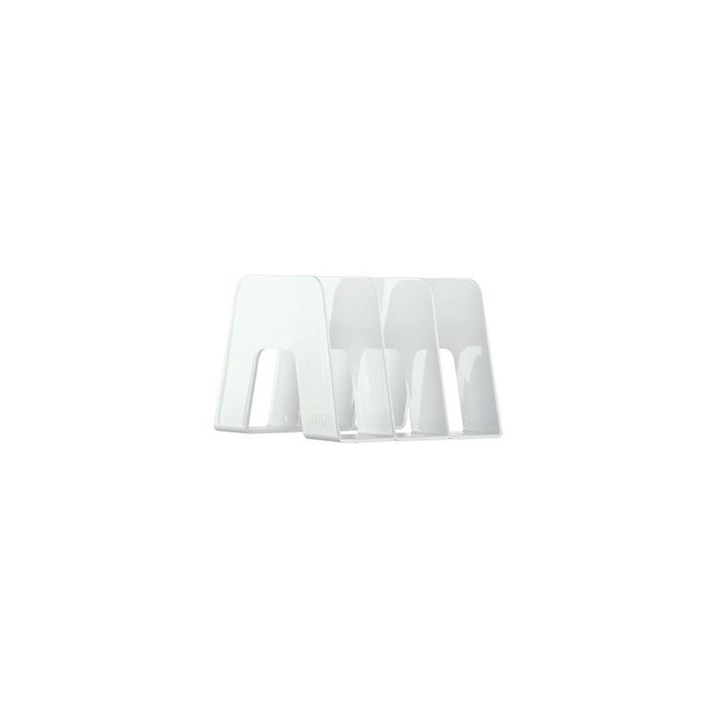 HAN Porte-revues SORTER, A4, 3 compartiments, blanc x2