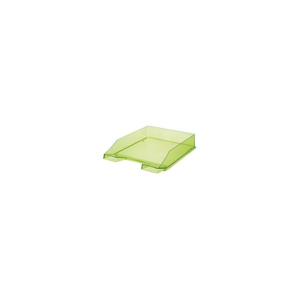 HAN Corbeille à courrier KLASSIK TRANSPARENT, A4, vert x6
