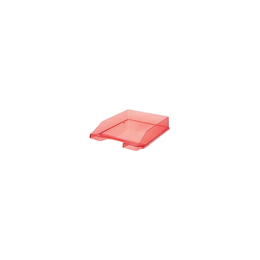 HAN Corbeille à courrier KLASSIK TRANSPARENT, A4, rouge x6