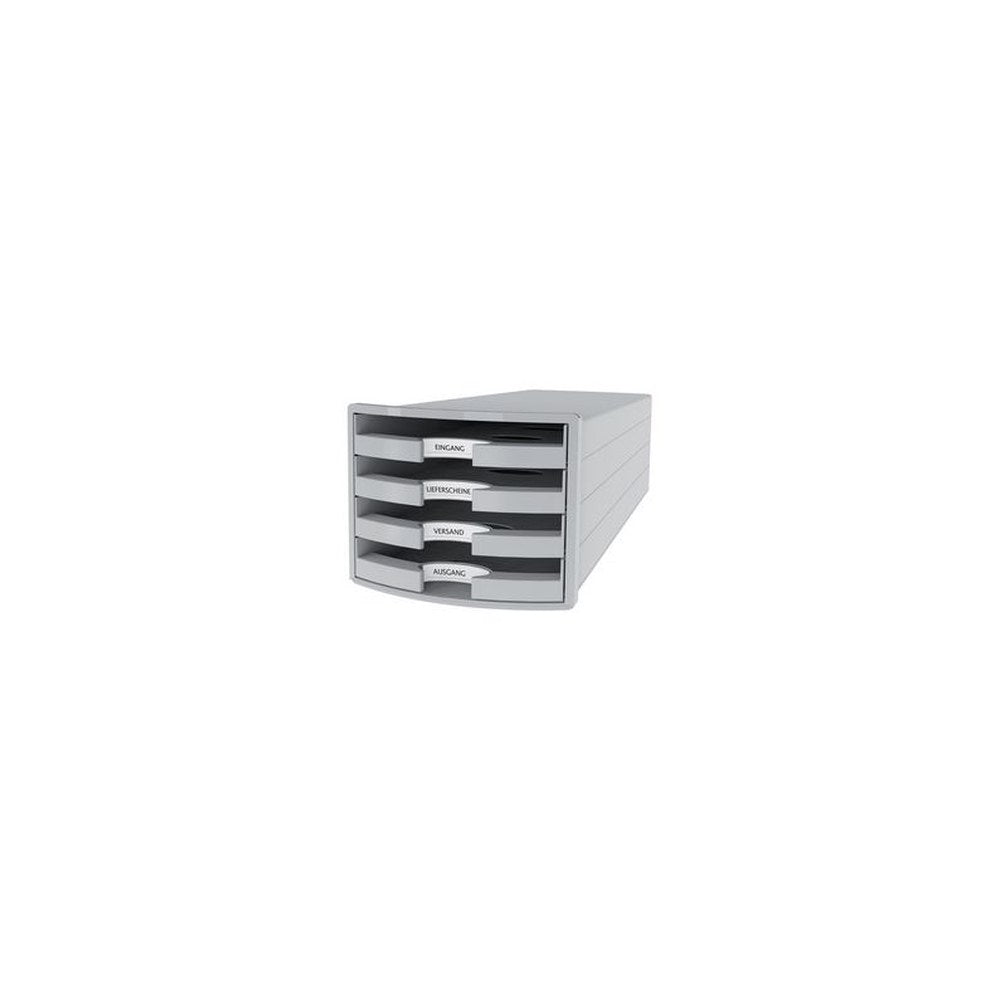 HAN Module de rangement IMPULS 2.0, 4 tiroirs ouverts, gris