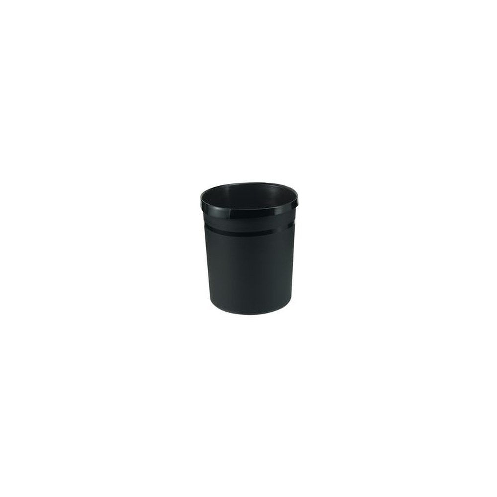 HAN Corbeille à papier GRIP KARMA, plastique, 18 L, noir