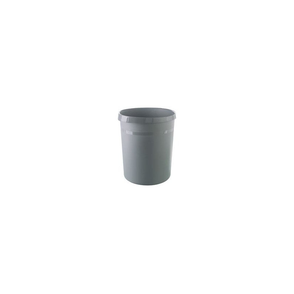 HAN Corbeille à papier GRIP KARMA, plastique, 18 L, gris