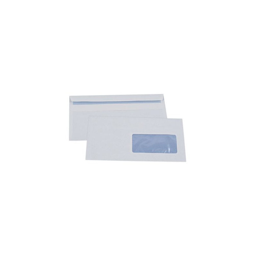 GPV Enveloppes ECO, DL 110 x 220 mm, avec fenêtre, blanc