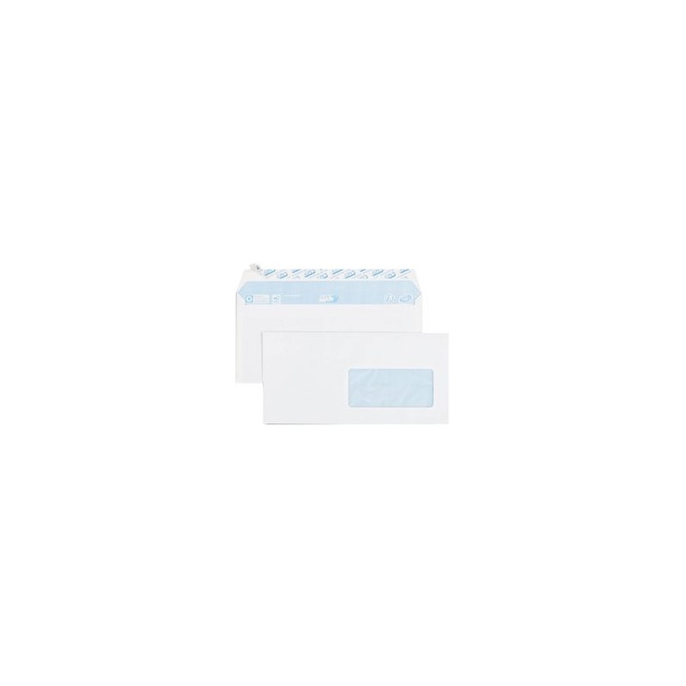 GPV Enveloppes, DL, 110 x 220 mm, avec fenêtre, blanc
