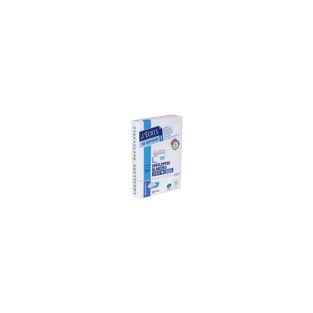 GPV Enveloppes, C6, 114 x 162 mm, sans fenêtre, blanc