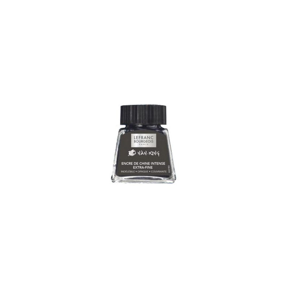 LEFRANC BOURGEOIS Encre de Chine Nan-King, 14 ml, noir
