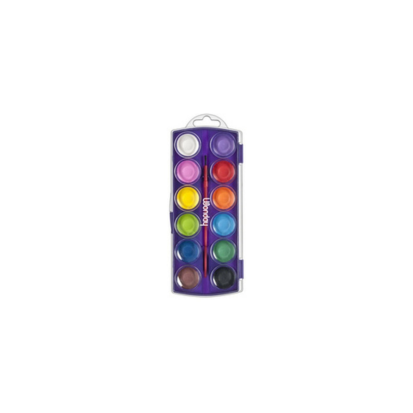 Wonday Boîte de pastilles de peinture, 12 couleurs