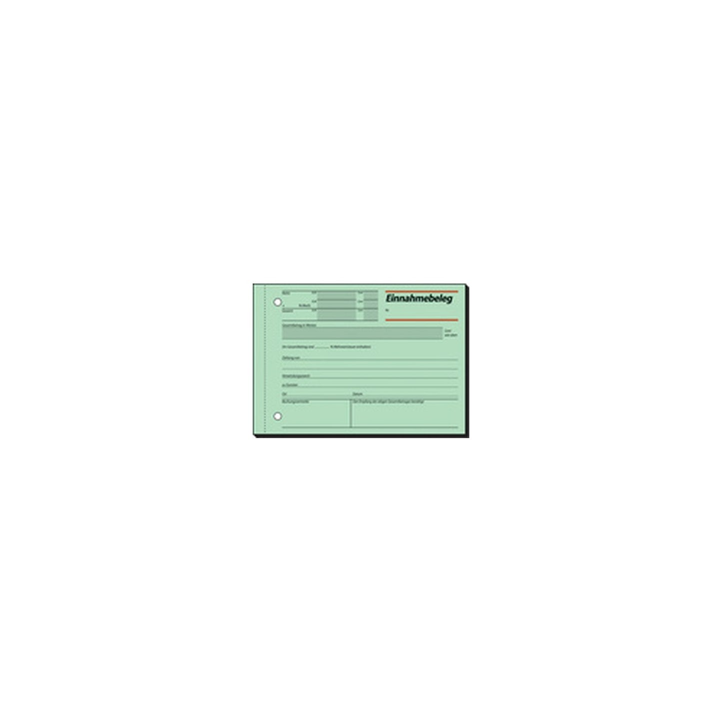 sigel Formularbuch "Einnahmebeleg", A6 quer, 50 Blatt