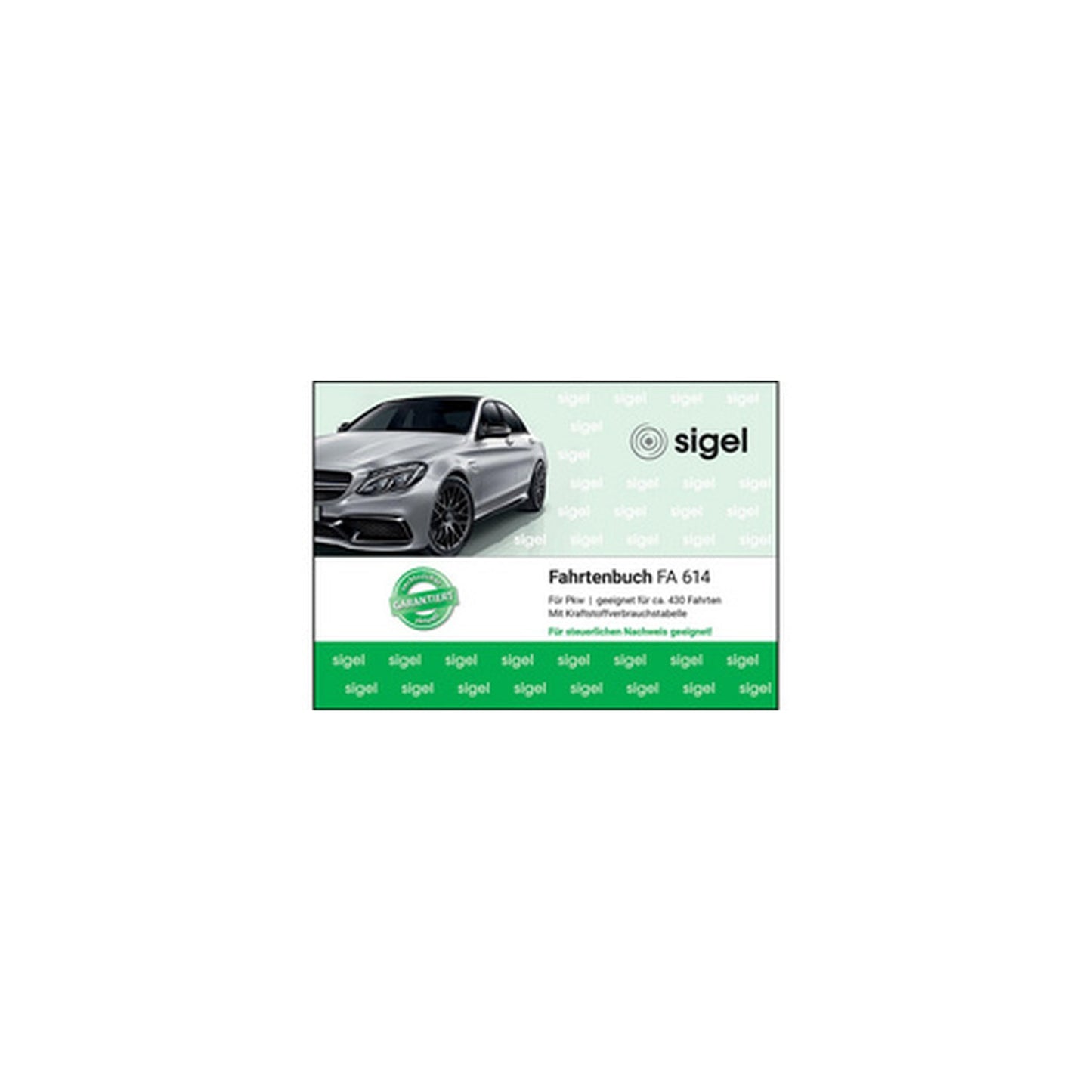 sigel Formularbuch "Fahrtenbuch Pkw", A6 quer, 44 Blatt