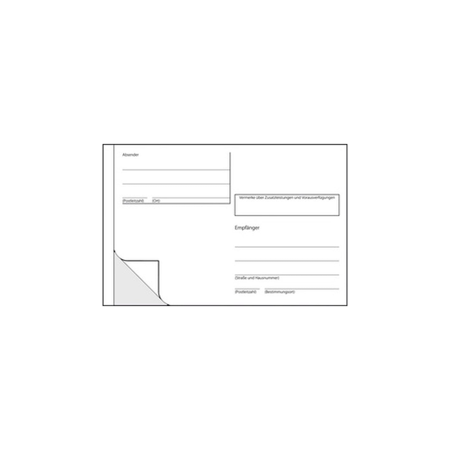 sigel Vordruck "Adress-Aufkleber", A6 quer, 100 Blatt