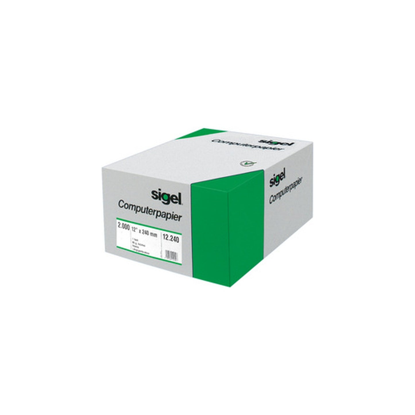 sigel Papier listing, 240 mm x 4" (10,16 cm)