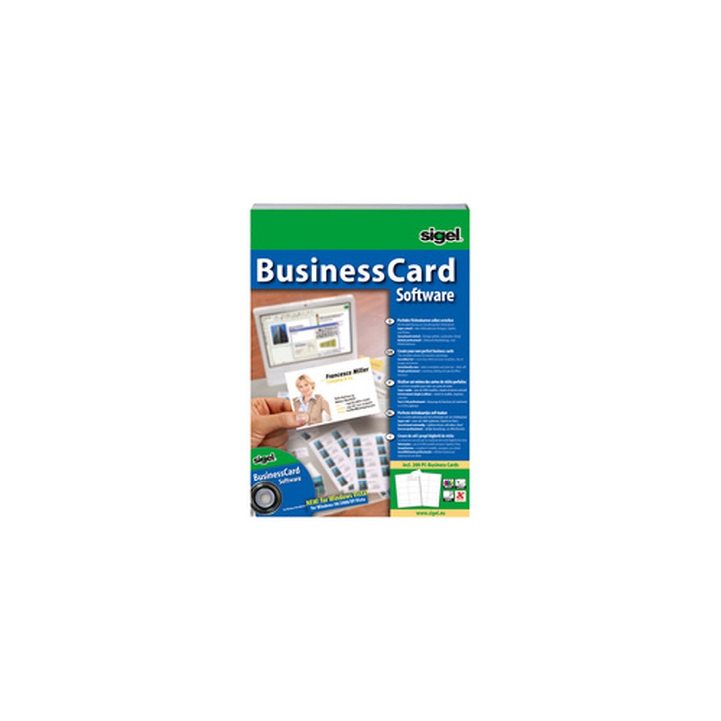 sigel Logiciel BusinessCard, pour cartes de visite