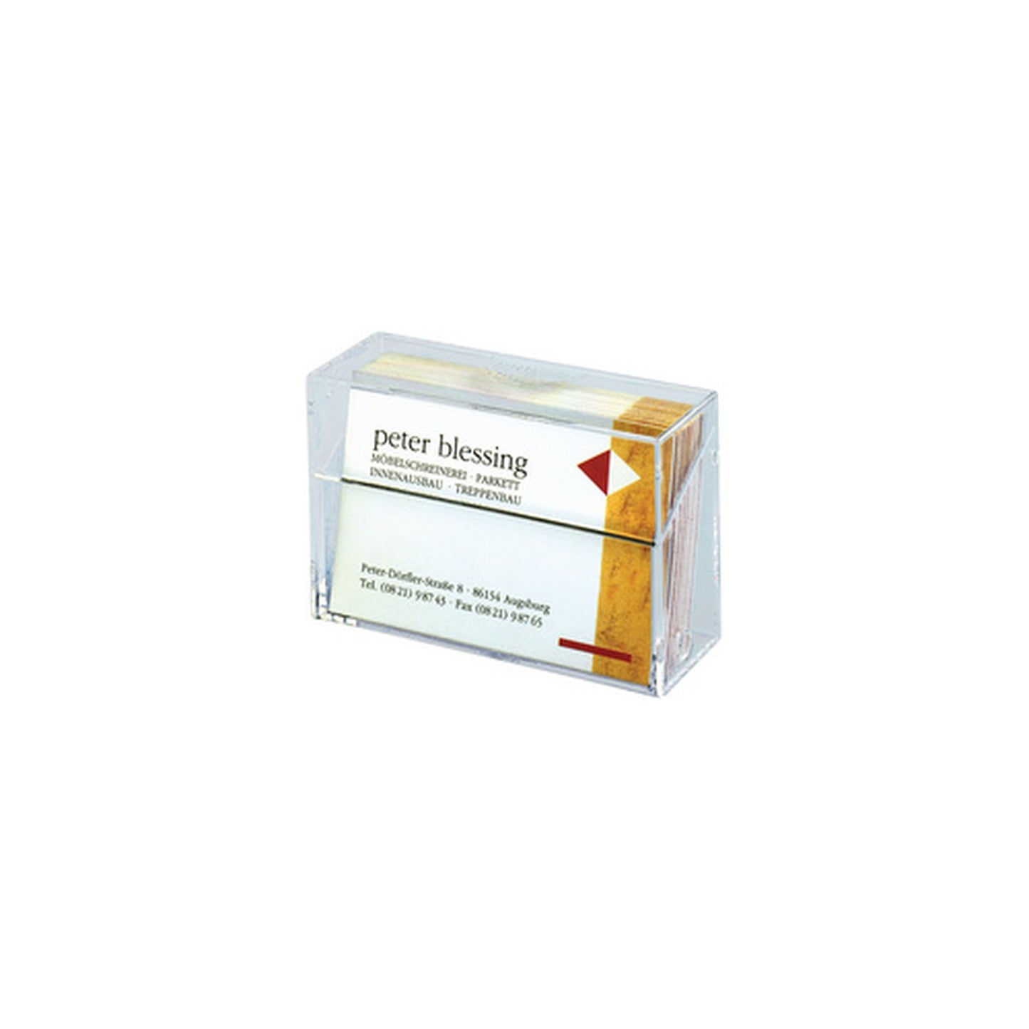 sigel Boîte pr. cartes de visite, plastique dur, transparent