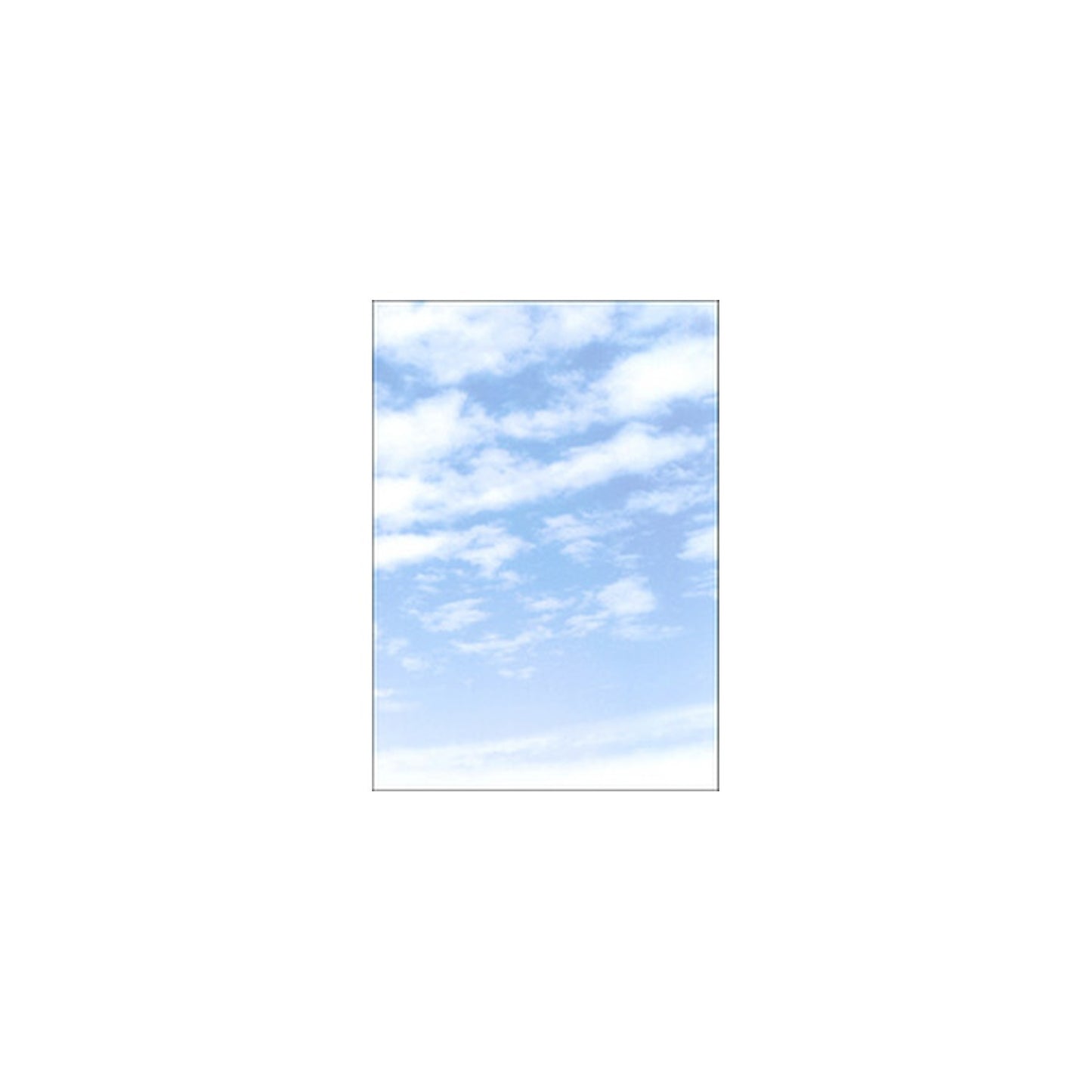 sigel Papier à motif, A4, 90 g/m2, motif "Clouds"