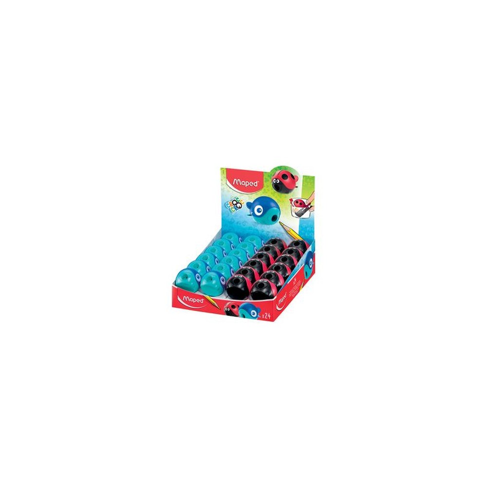 Maped Taille-crayon CROC CROC EASY, présentoir de 24 x24