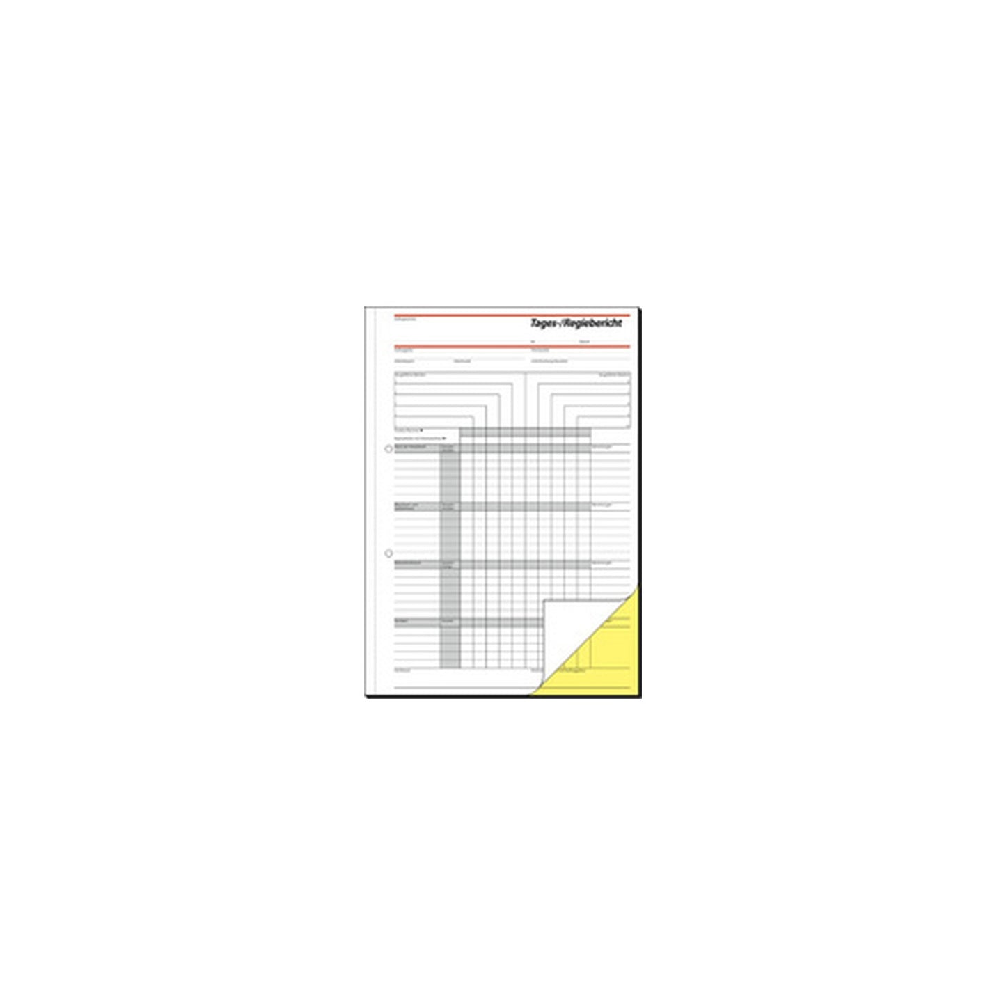 sigel Formularbuch "Rapport/Regiebericht", A5, SD